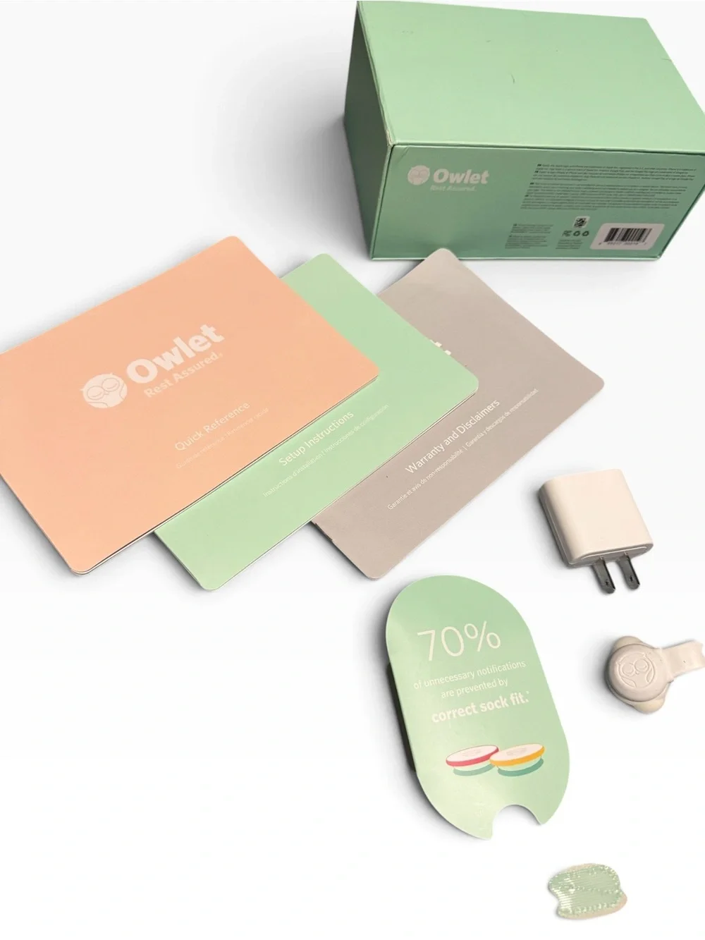 Owlet Smart Sock 2 Mint Green